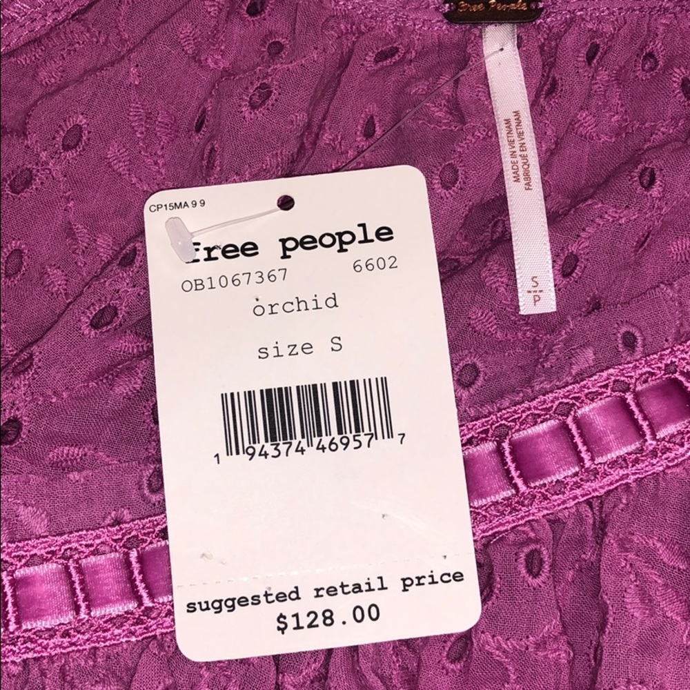 Free People Darcy Eyelet Top - Picture 11 of 14